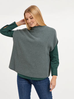 водолазка женская свободного кроя без рукавов - Glenfield фото 4