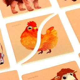 Разрезные картинки Домашние животные - Лесная мастерская фото 4