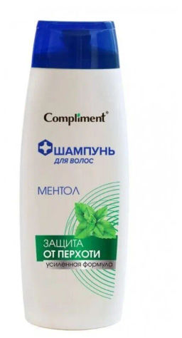 COMPLIMENT д/волос шампунь 400мл от перхоти Ментол