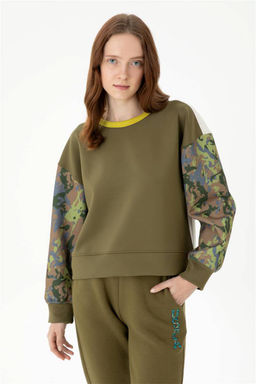 Женский свитшот цвета хаки - U.s. polo assn фото 11