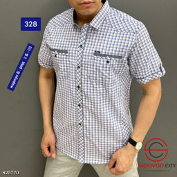 Рубашка мужская в клетку