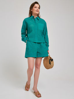 Рубашка укороченная - Stilla фото 9