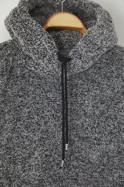 TRENDYOL MAN Fume Regular/Normal Kesim Kapusonlu S?cak Tutan Pelus Sweatshirt TMNAW20SW0090 - Trendyolmilla фото 8