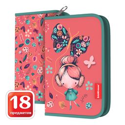 АКЦИЯ Цена за 1 шт. Пенал-книжка с наполнением ErichKrause 135x205x30мм Autumn Walk