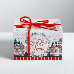 Коробка для капкейка «Новый год: Всегда верь в чудеса», 16×16×10 см