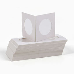 Набор холдеров для монет под скрепку, d=3 см, 50 шт.