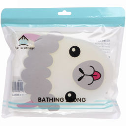 Цена за 3 шт. Губка для тела поролоновая детская фигурная "Sweet kids - Лама Молли", 15*19 см (ZIP пакет)