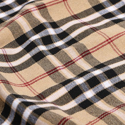 Ткань рубашечная фланель 150 г/м? 80% полиэстер, 20% хлопок шир.150 см арт.TBY.Fl.T382.9 цв.09 бежевый уп.2м