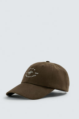 GORRA BORDADO COMBINADO / Marr?n
