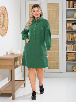 Платье 1374 из эластичного микровельвета - Novita фото 13