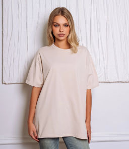 Футболка #КТ1 (22)-2, бежевый