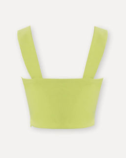 Укороченная блузка-топ корсетного дизайна - Incity фото 8