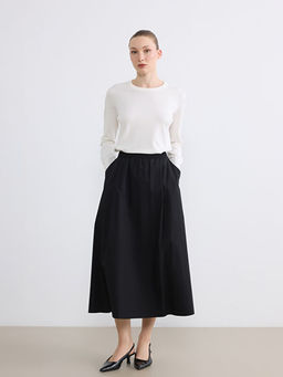 Bisiklet Yaka Kad?n Triko Kazak