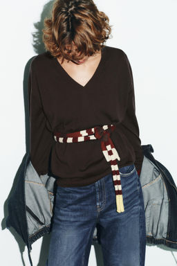 STRIPED KNIT SCARF - Zara фото 2