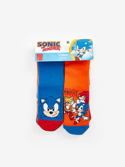 Sonic Desenli Erkek ?ocuk Soket ?orap 5li - Waikiki фото 3