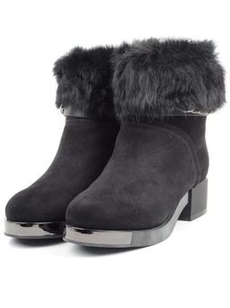 04-206W-8Y1 8J33M Ботинки зимние женские (натуральная замша, натуральный мех)