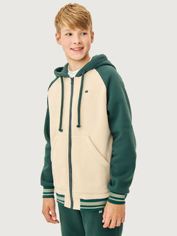 Костюм 7т12526 изумруд/беж