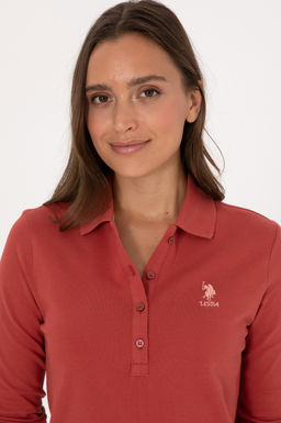 Kad_n Kiremit Basic Polo Yaka Sweatsh_rt Sepette S_rpriz _ndirim - U.s. polo assn фото 9
