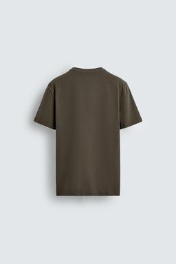 CAMISETA SLIM FIT B?SICA / Vis?n oscuro - Zara фото 7
