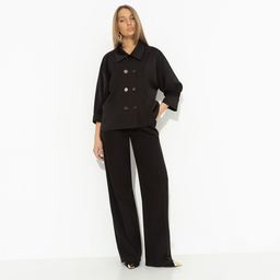 Жакет в полоску, Безупречные манеры (черный) - Charutti фото 4