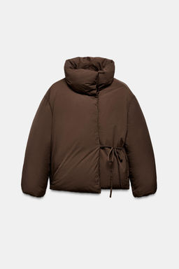 SHORT QUILTED ANORAK WITH WATER AND WIND PROTECTION - Zara фото 6