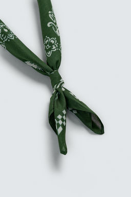 BANDANA ESTAMPADO GEOM?TRICO GR?FICO / Verde