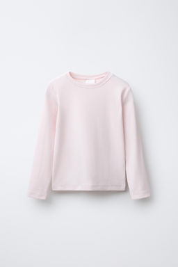 PLAIN RIBBED T-SHIRT
