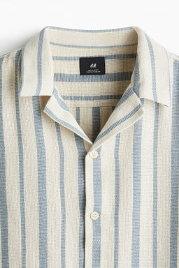 Camisa resort con textura Regular Fit - H&m фото 4