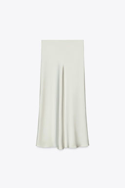 SATIN MIDI SKIRT - Zara фото 7