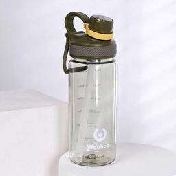 Бутылка для воды 650 ml Вуухууу-Woohooo / Пищевой PP / уп 80 / Зеленый / АКЦИЯ