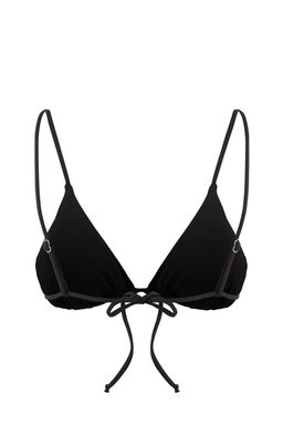 Siyah Ucgen Kapl? Basic Bikini Ustu TBESS24BU00158