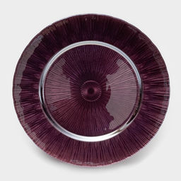 Тарелка подстановочная «Чарм», d=33 см, стекло, хамелеон