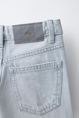 JEANS WIDE LEG TACHAS / Azul - Zara фото 4