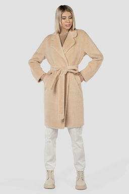 Пальто женское демисезонное (пояс) - El podio фото 14