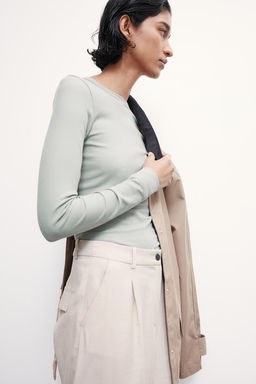 Camiseta de canale con modal - H&m фото 7