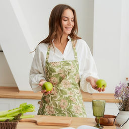 Фартук Этель Spring garden, 60?70 см, 100% хлопок, саржа 190 г/м?