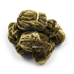 Зеленый чай связанный Драгоценный Лотос, Китай, 5 шариков (37 - 45 г) Акция