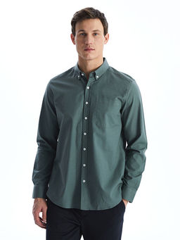 Regular Fit Uzun Kollu Oxford Erkek G?mlek