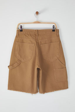 TRENDYOL MAN Camel Parca Dikisli Genis Kot Sort & Bermuda TMNSS25SR00038 - Trendyolmilla фото 7