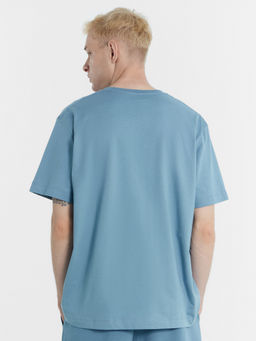 Футболка мужская в серо-голубом цвете серо -голубой 111877 - Mark formelle фото 3