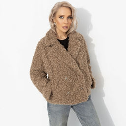 Полупальто с акцентным подкладом, Слишком заметна (oversize, 42-48) - Charutti фото 2