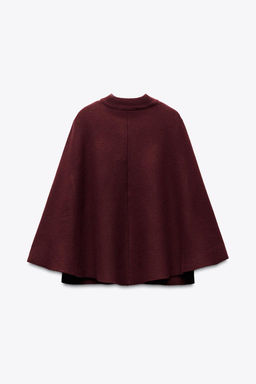 KNITTED CAPE COAT - Zara фото 6