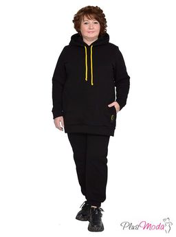 БРЮКИ футер трехнитка с начесом - Plus moda фото 3