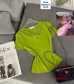 Футболка женская с гипюром - Bruno фото 4