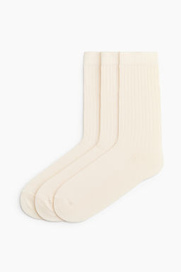Pack de 3 calcetines en mezcla de viscosa de bamb? - H&m фото 3
