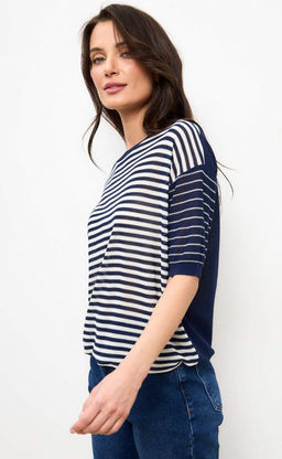 Джемпер жен. к/р F-89278 navy-milk - Fine joyce фото 7