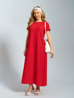 968 Платье из турецкого хлопка с лайкрой - Svetekst фото 7