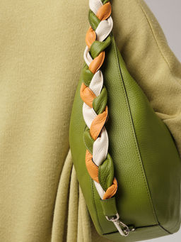 Кожаная сумка Azaro 30840 зеленый бамбук