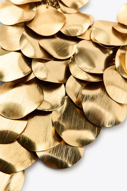 METAL PLATE BIB NECKLACE - Zara фото 3