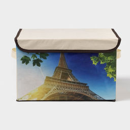 Короб стеллажный для хранения с крышкой Эйфелева башня, 382524 см - Simaland фото 2